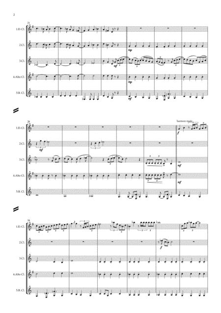 The Beatles Penny Lane Clarinet Quintet Page 2