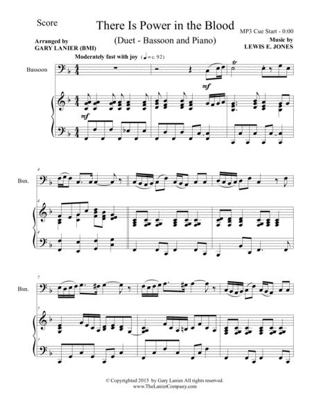 The Blood Of Jesus 3 Arrangements For Bassoon And Piano With Score Parts Page 2