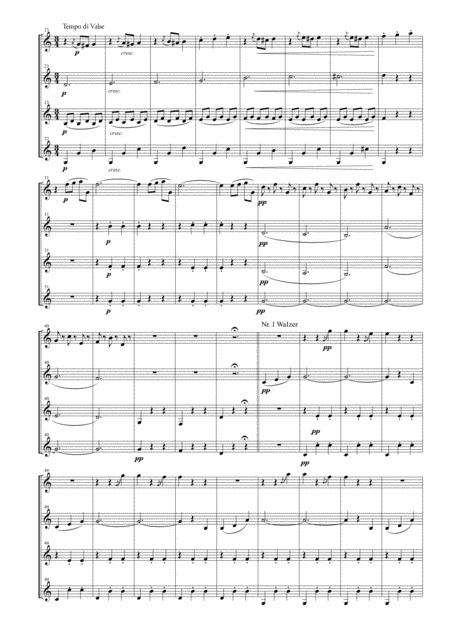 The Blue Danube Waltz For Clarinet Quartet Page 2