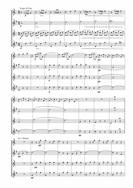 The Blue Danube Waltz For Saxophone Quartet Satb Page 2