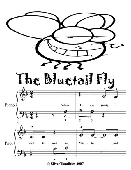 The Bluetail Fly Beginner Piano Sheet Music Page 2