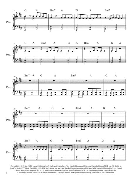 The Chainsmokers And Coldplay Something Just Like This Easy Piano Page 2