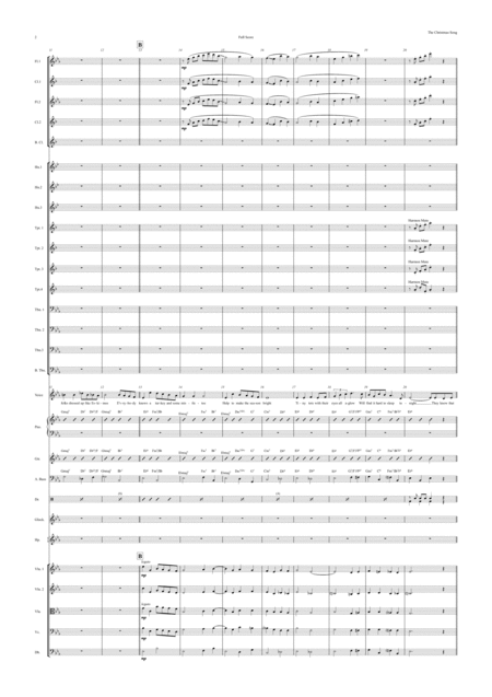 The Christmas Song Chestnuts Roasting On An Open Fire For Tenor Voice And Pops Orchestra Or Big Band Key Eb Page 2