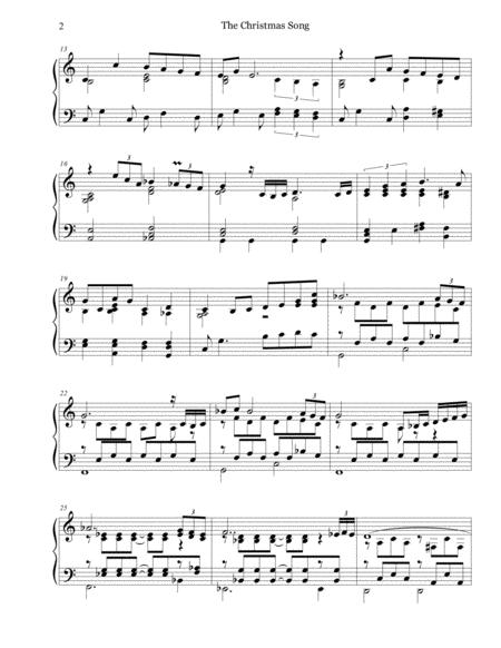 The Christmas Song Chestnuts Roasting On An Open Fire Intermediate Piano Solo Page 2