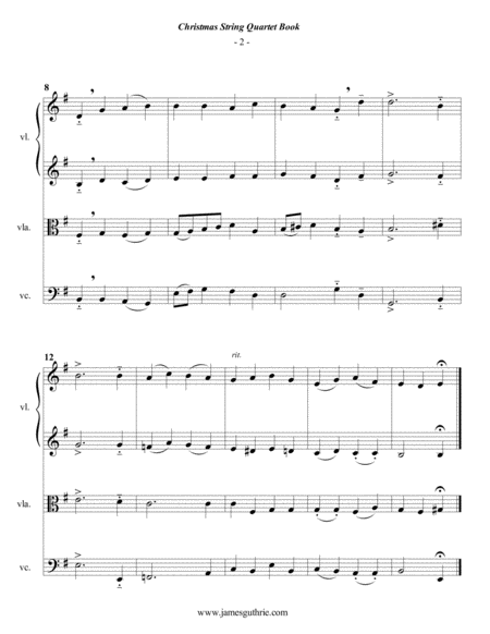 The Christmas String Quartet Book Page 2