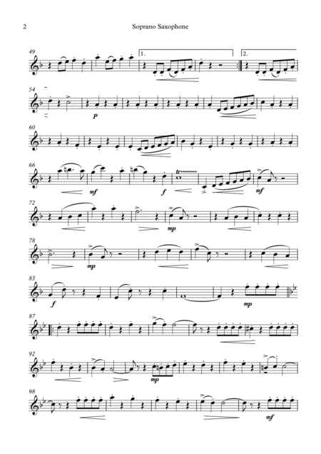 The Colonels Bogey Saxophone Quartet Quintet Set Of Parts X4 5 Page 2