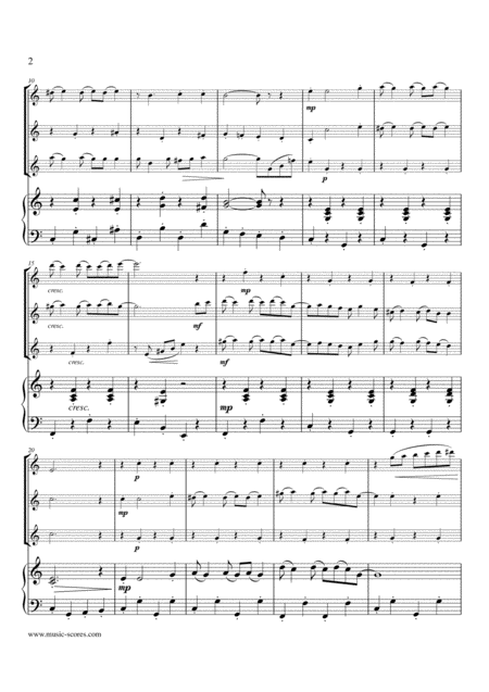 The Easy Winners Long Version Flute Trio And Piano Page 2