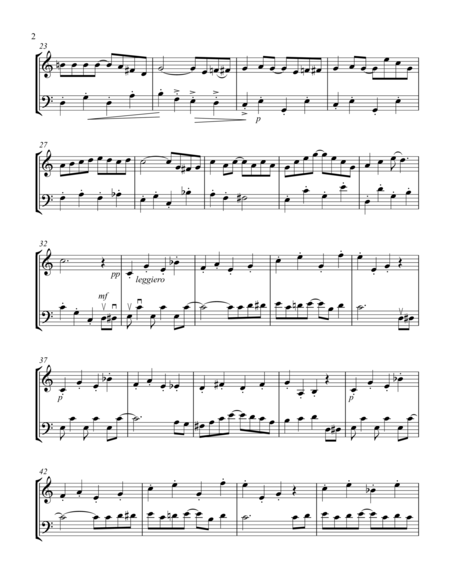 The Entertainer For Violin Cello Duet Page 2