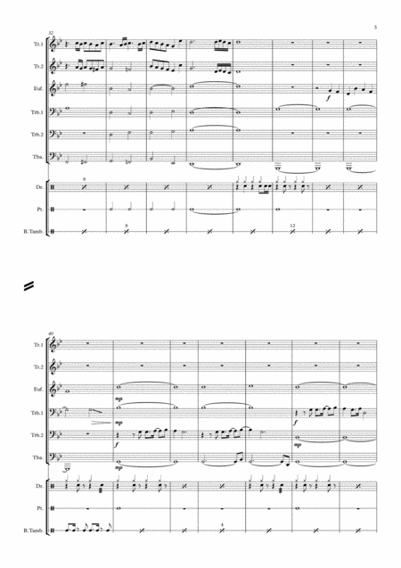 The Final Countdown For Brass Band With Transcr Guitar Solo Page 2