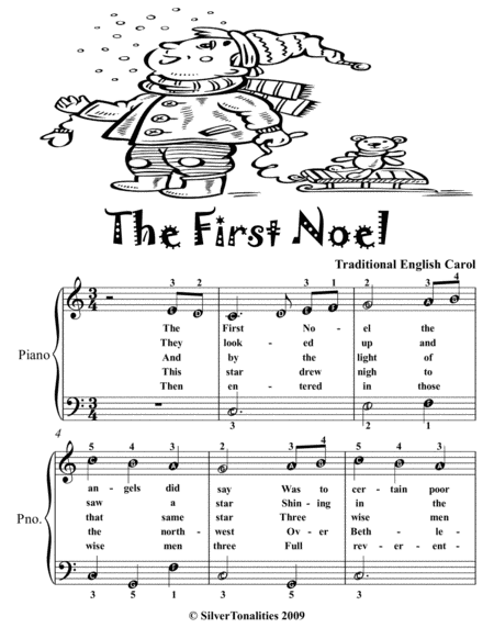 The First Noel Easiest Piano Sheet Music Tadpole Edition Page 2