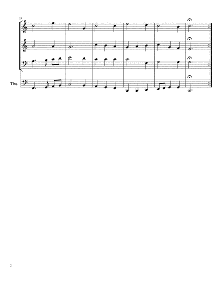 The First Noel For Brass Quartet Page 2