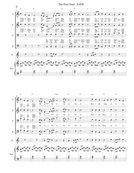 The First Noel Satb With Either Flute Cello Violin Or French Horn And Piano Page 2