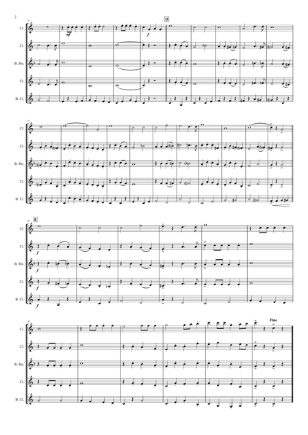 The First Noel Sax Quartet Satb Page 2