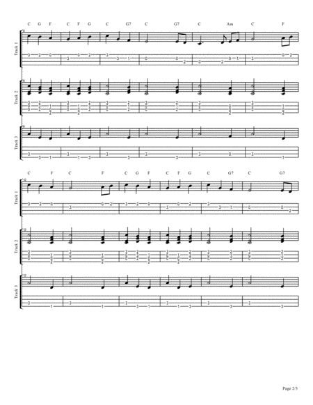 The First Noel Ukulele Ensemble With Optional Bass Page 2