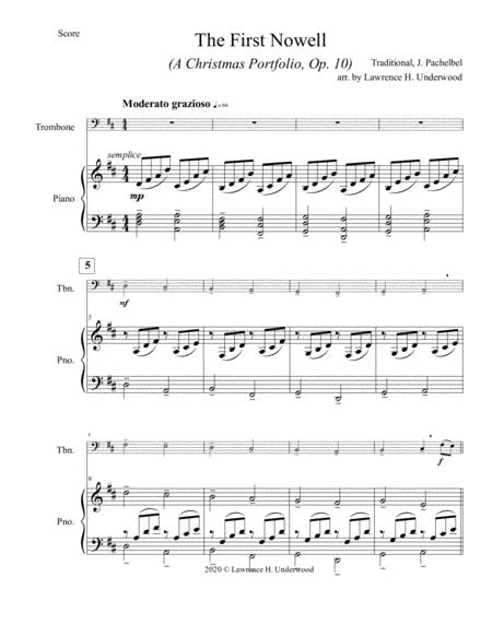 The First Nowell For Solo Trombone Baritone Or Euphonium Page 2