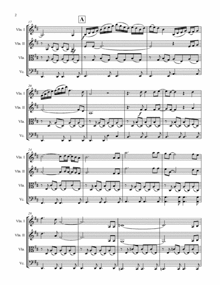 The First Time Ever I Saw Your Face Arranged For String Quartet With Score And Parts Page 2