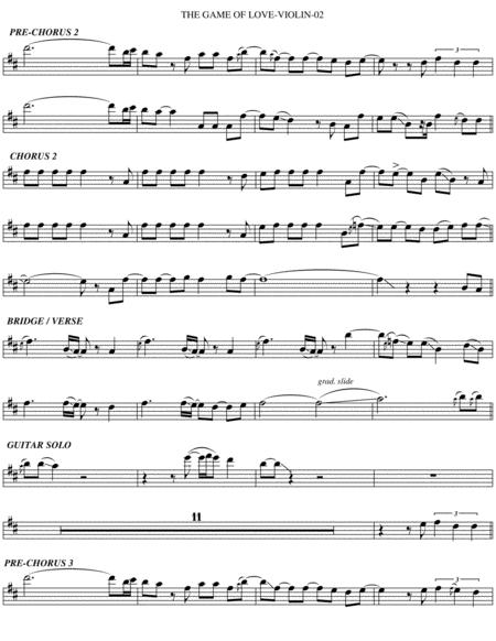The Game Of Love Violin Page 2