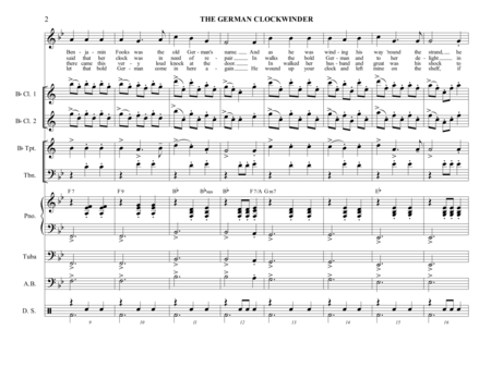 The German Clockwinder Oktoberfest Optional Vocal Page 2