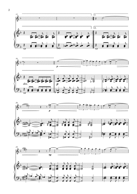 The Girl From Ipanema For Flute And Piano Page 2