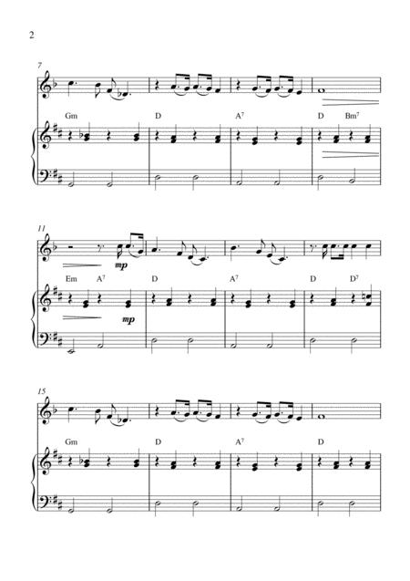 The Glory Of Love Clarinet In A Solo And Piano Accompaniment Page 2