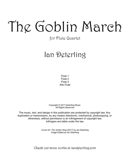 The Goblin March For Flute Quartet Page 2