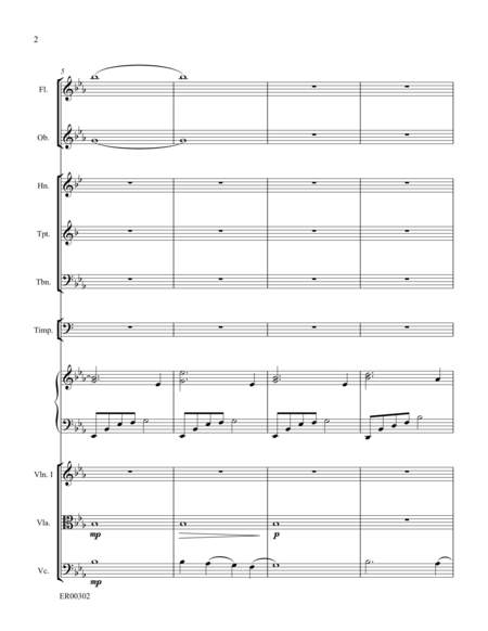 The Grandeur And Glory Of God Orchestral Score Page 2