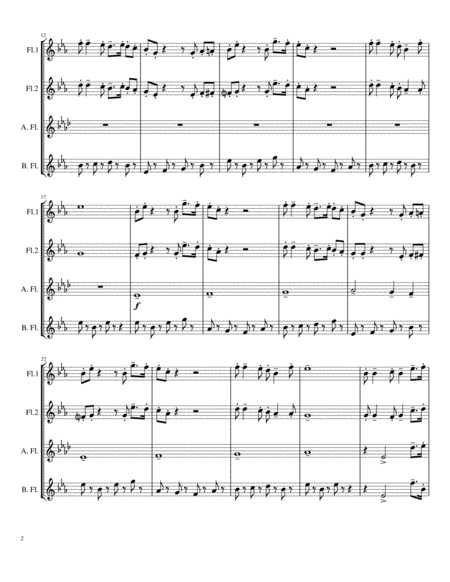 The Great Escape For Flute Quartet Page 2