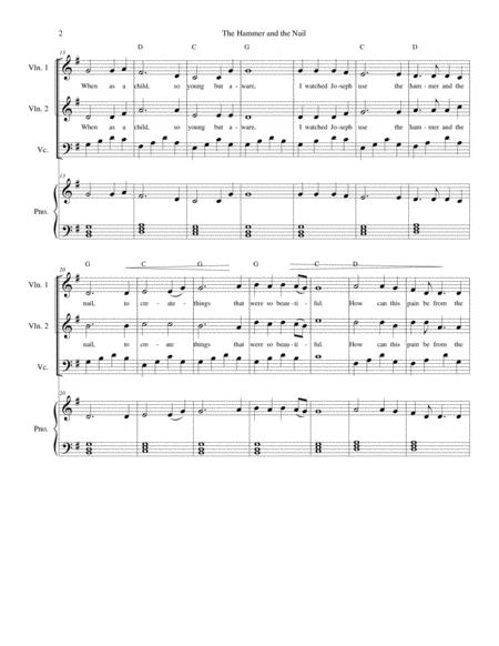 The Hammer And The Nail Good Friday Strings And Piano Page 2