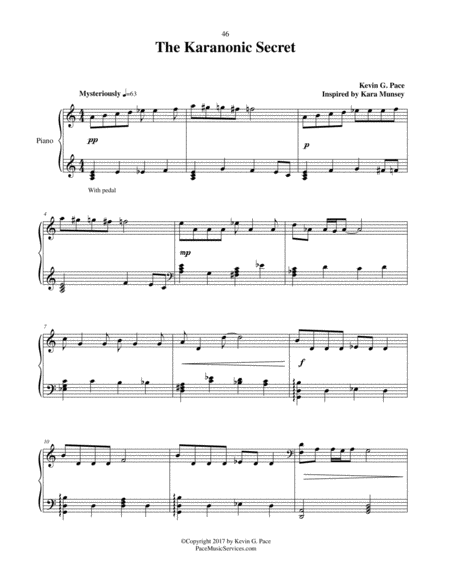 The Karanonic Secret Easy Piano Solo Page 2