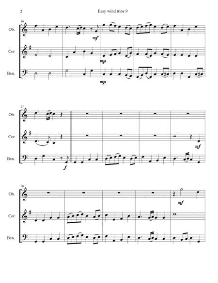 The Kings Joy For Double Reed Trio Oboe Cor Anglais Bassoon Page 2