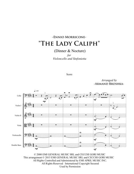 The Lady Caliph Music By Ennio Morricone Arranged By Armand Broshka Page 2