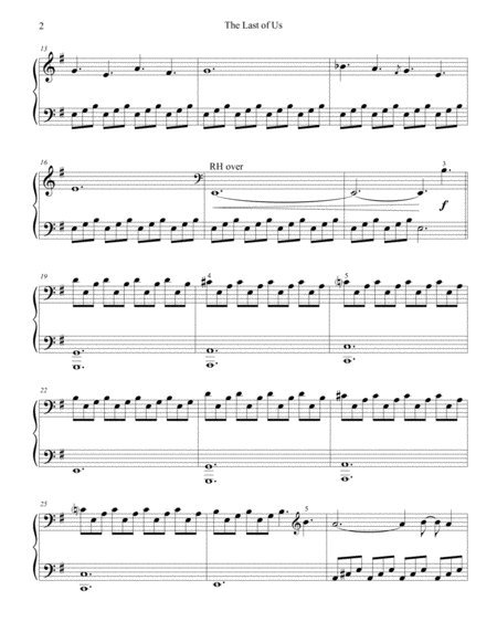 The Last Of Us Intermediate Piano Page 2