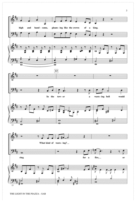 The Light In The Piazza Choral Highlights Arr John Purifoy Page 2