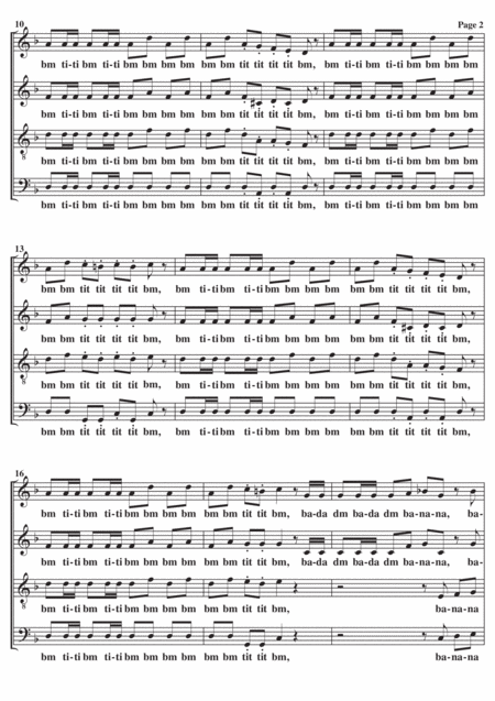 The Lone Ranger Theme Tune A Cappella Page 2