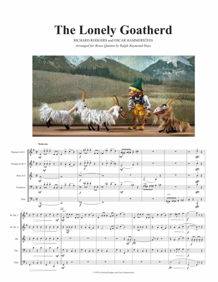 The Lonely Goatherd From The Sound Of Music For Brass Quintet Page 2