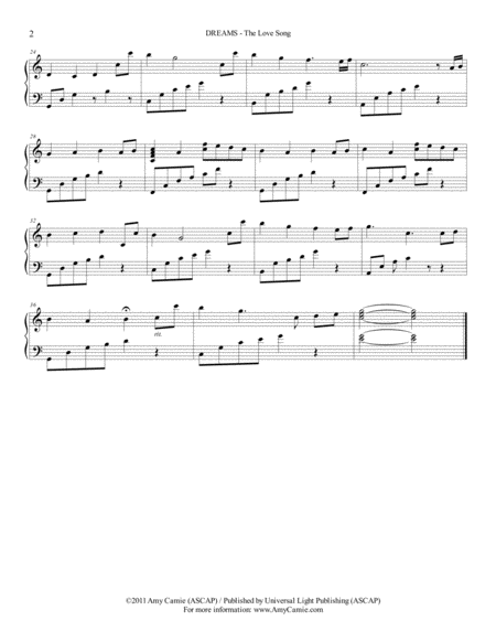 The Love Song Chamber Ensemble From Dreams The Love Within Page 2