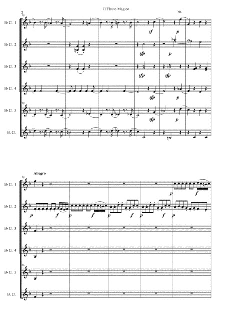 The Magic Flute Ouverture Page 2