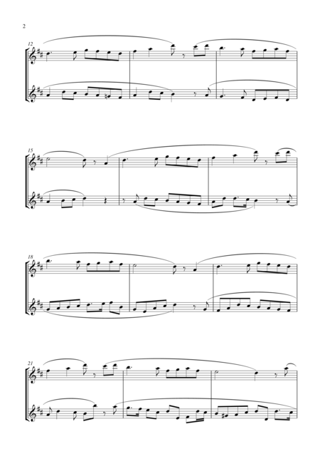 The Minstrel Boy The Moreen For Flute Duet Suitable For Grades 2 5 Page 2