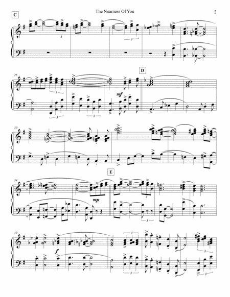 The Nearness Of You Strings Electric Piano Page 2