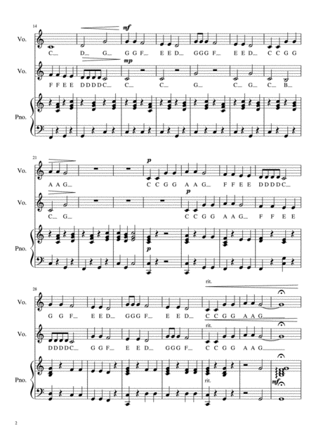 The Note Name Song Page 2