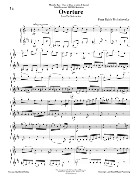 The Nutcracker Duet For Flute Or Oboe Or Violin Clarinet Music For Two Page 2