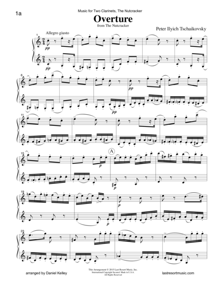 The Nutcracker For Clarinet Duet Music For Two Clarinets Page 2
