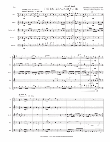 The Nutcracker Short And Suite For Woodwind Quintet Page 2