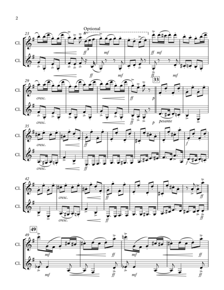 The Nutcracker Suite Russian Dance Clarinet Duet Page 2