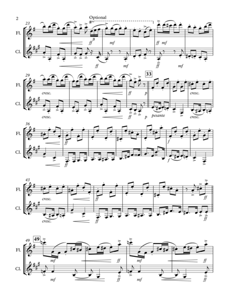 The Nutcracker Suite Russian Dance Flute And Clarinet Duet Page 2