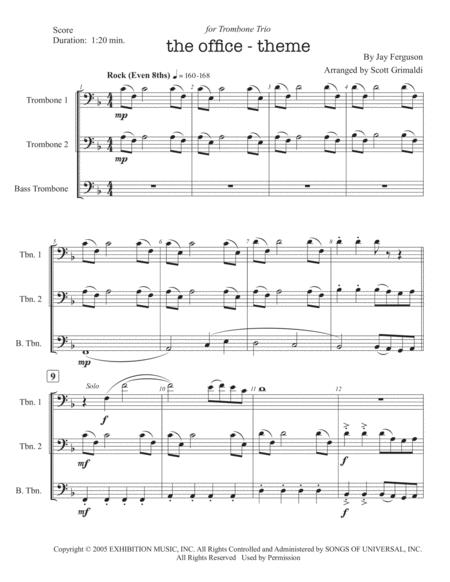 The Office Theme For Trombone Trio Page 2