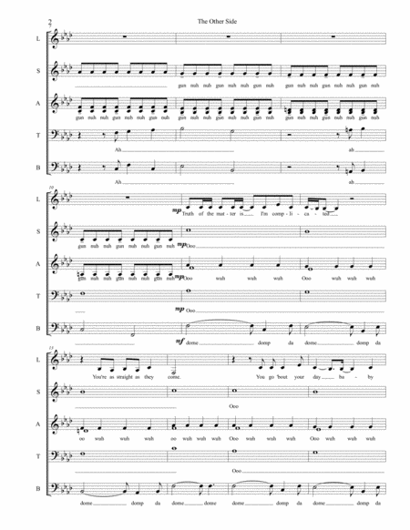 The Other Side A Cappella Page 2