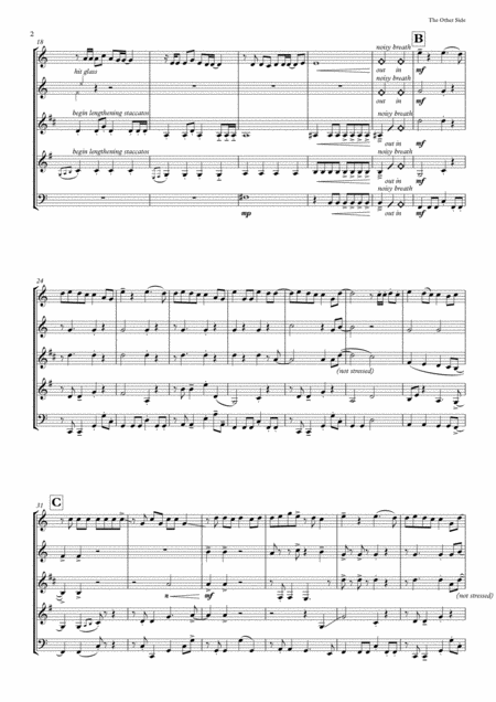 The Other Side From The Greatest Showman For Wind Quintet Page 2