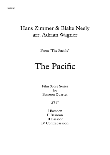 The Pacific Hans Zimmer Blake Neely Bassoon Quartet Arr Adrian Wagner Page 2