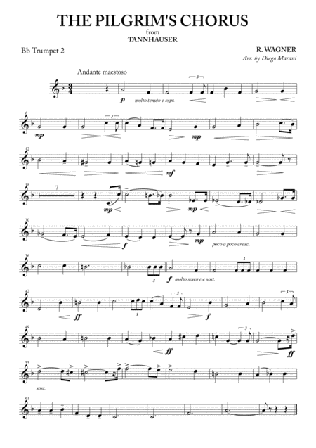 The Pilgrims Chorus For Brass Quintet Page 2